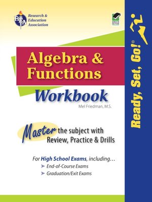 cover image of Algebra and Functions Workbook